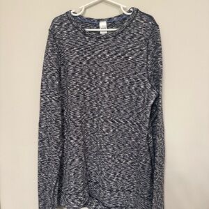 Ivivva Blue and White Long Sleeve Tee